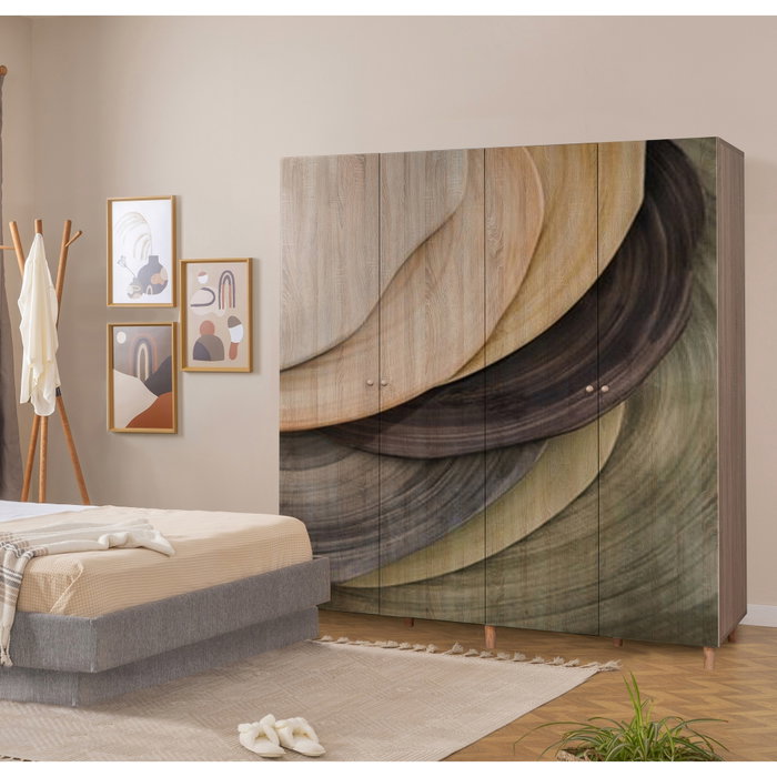 Hanah Home Armario Loni 4 -977 Color Sonomo
